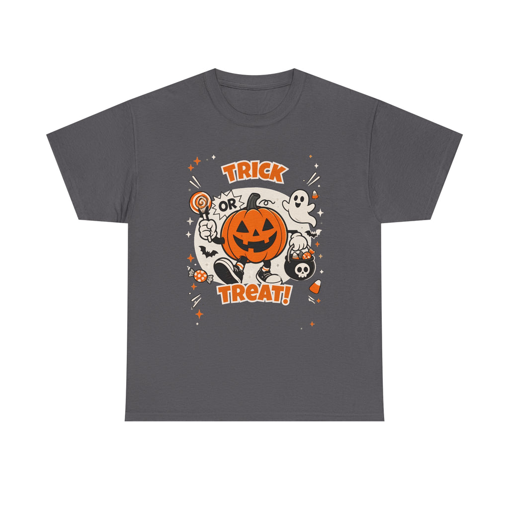 Halloween Trick or Treat T-Shirt — Cute Jack-o'-Lantern & Ghosts Tee