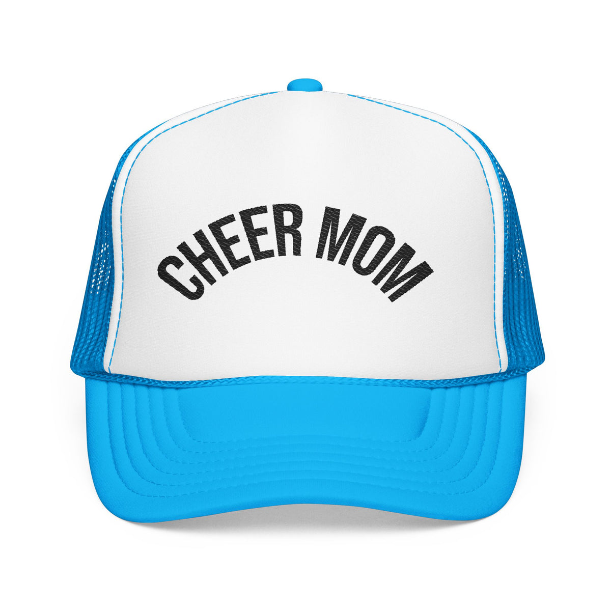 Cheer Mom Foam Trucker Hat — Pom-Proud Cheerleading Mom Cap