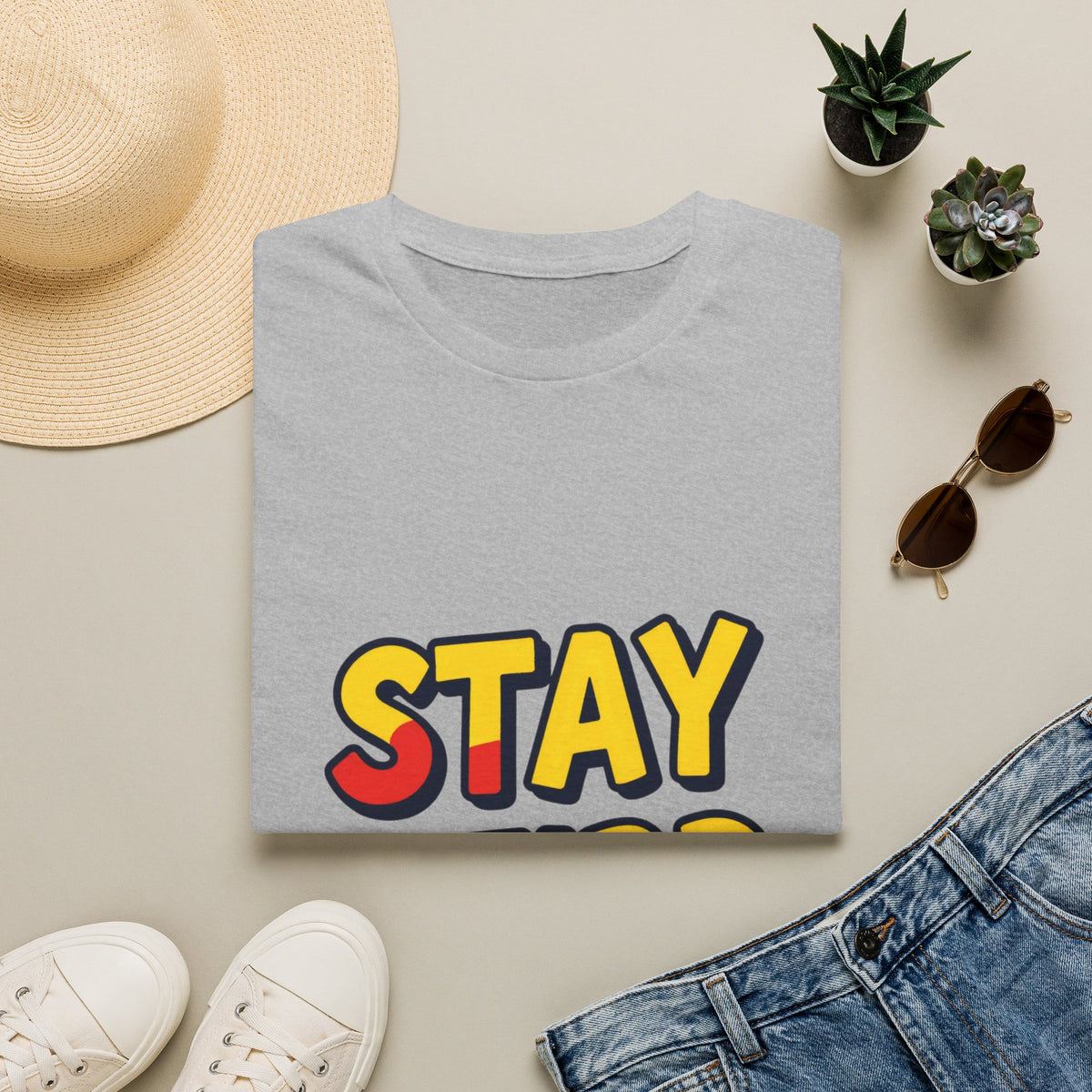 Stay Weird T-Shirt — Retro Bold Graphic Tee