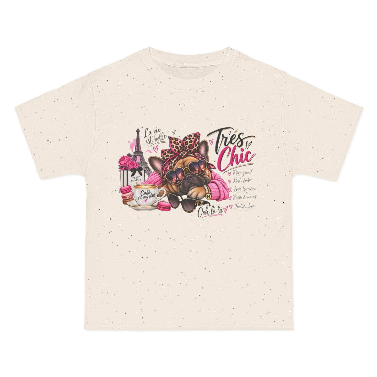T-Shirt — Très Chic French Bulldog Graphic Tee