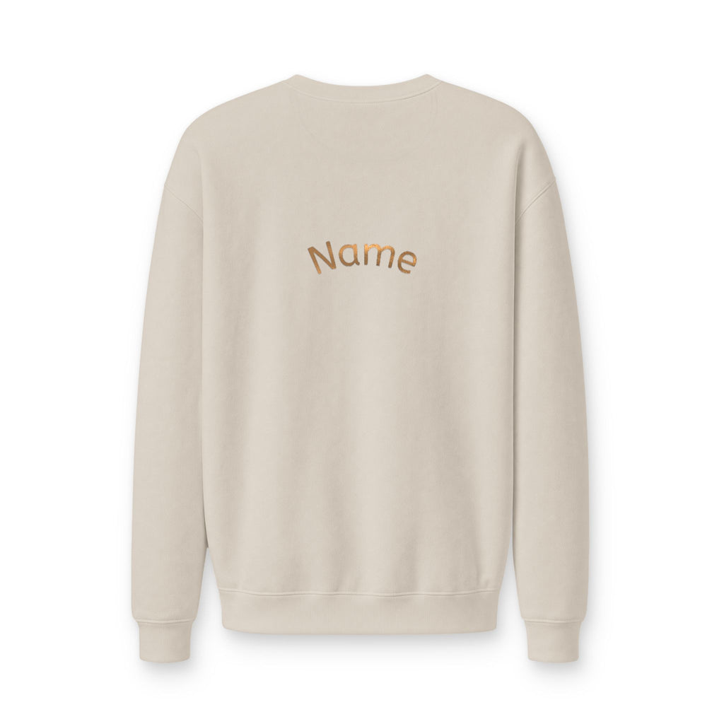 Cheer Mom Crewneck Sweatshirt — Personalized Back Name Fleece