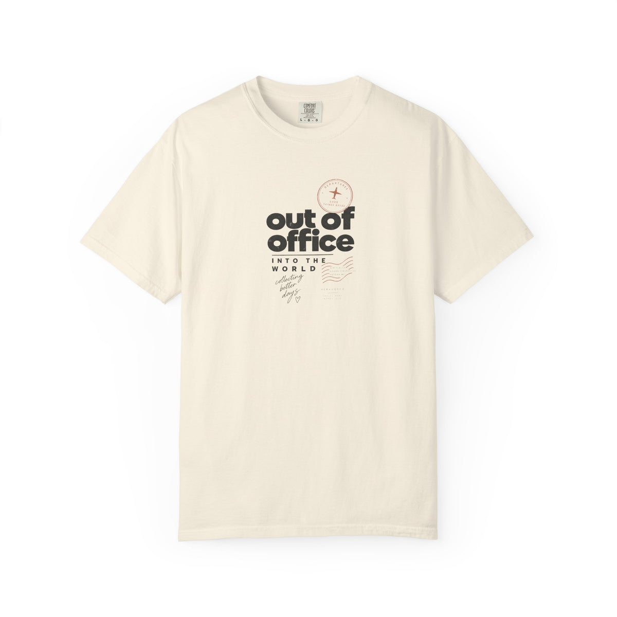 Out of Office T-Shirt — "Out of Office" Graphic Tee for Travel & Remote Work