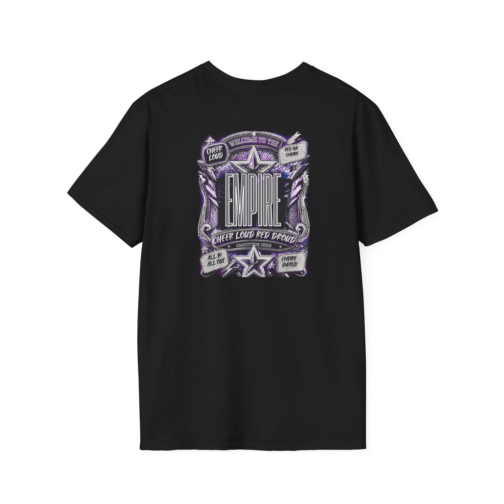 Empire Vintage Cheer — Purple Crest Back Graphic