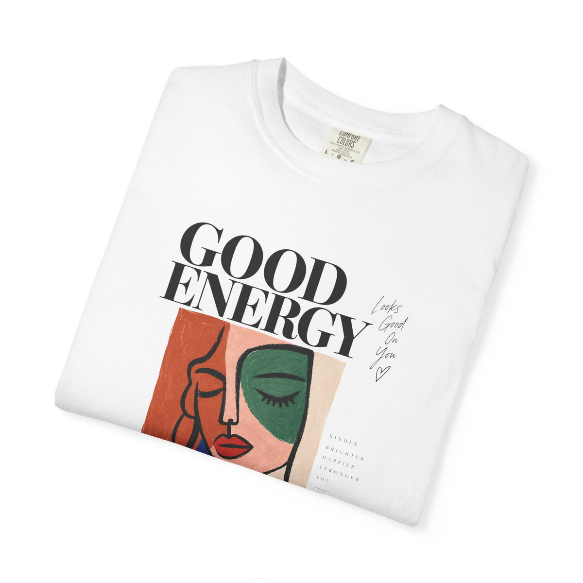 Good Energy Abstract Portrait T-Shirt