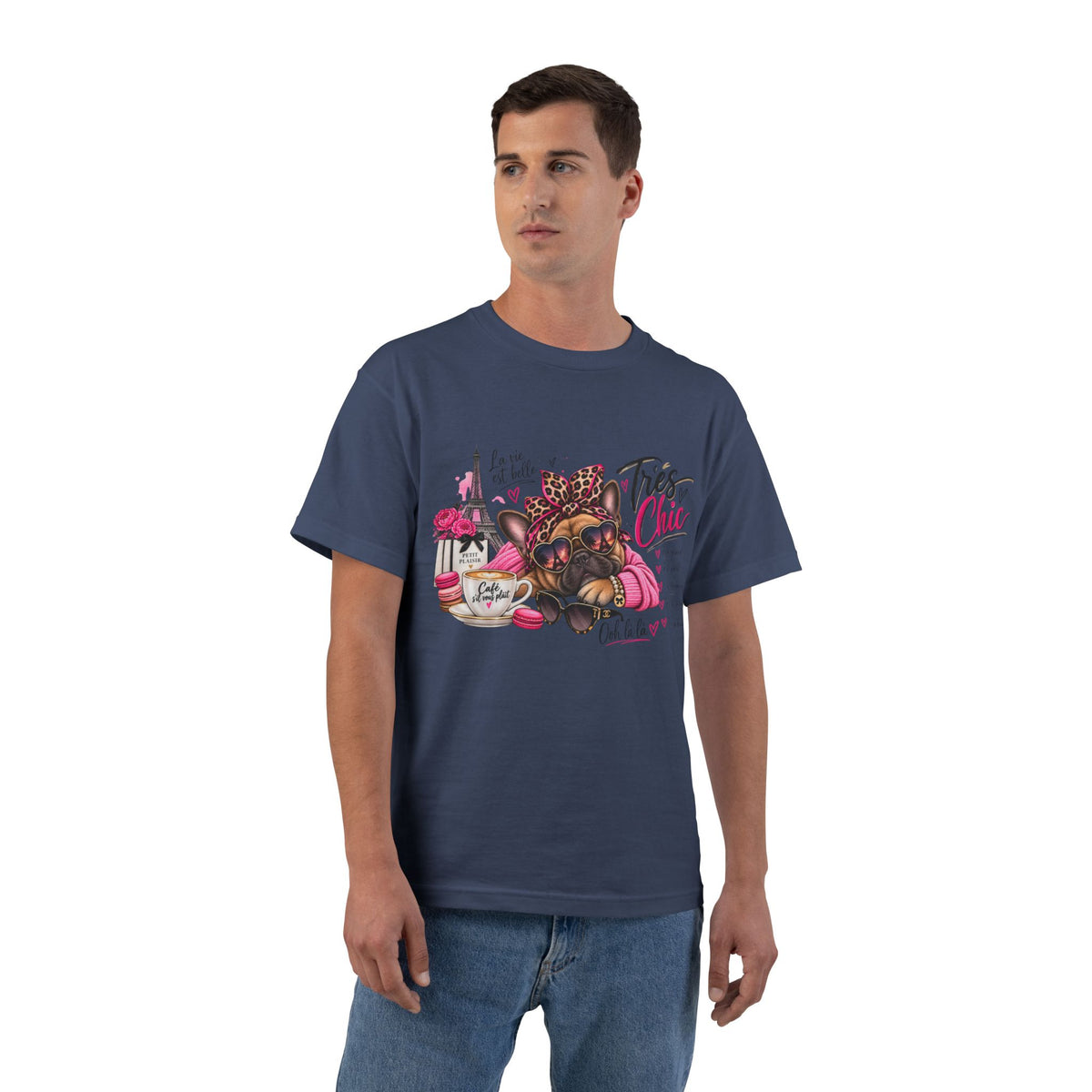 T-Shirt — Très Chic French Bulldog Graphic Tee