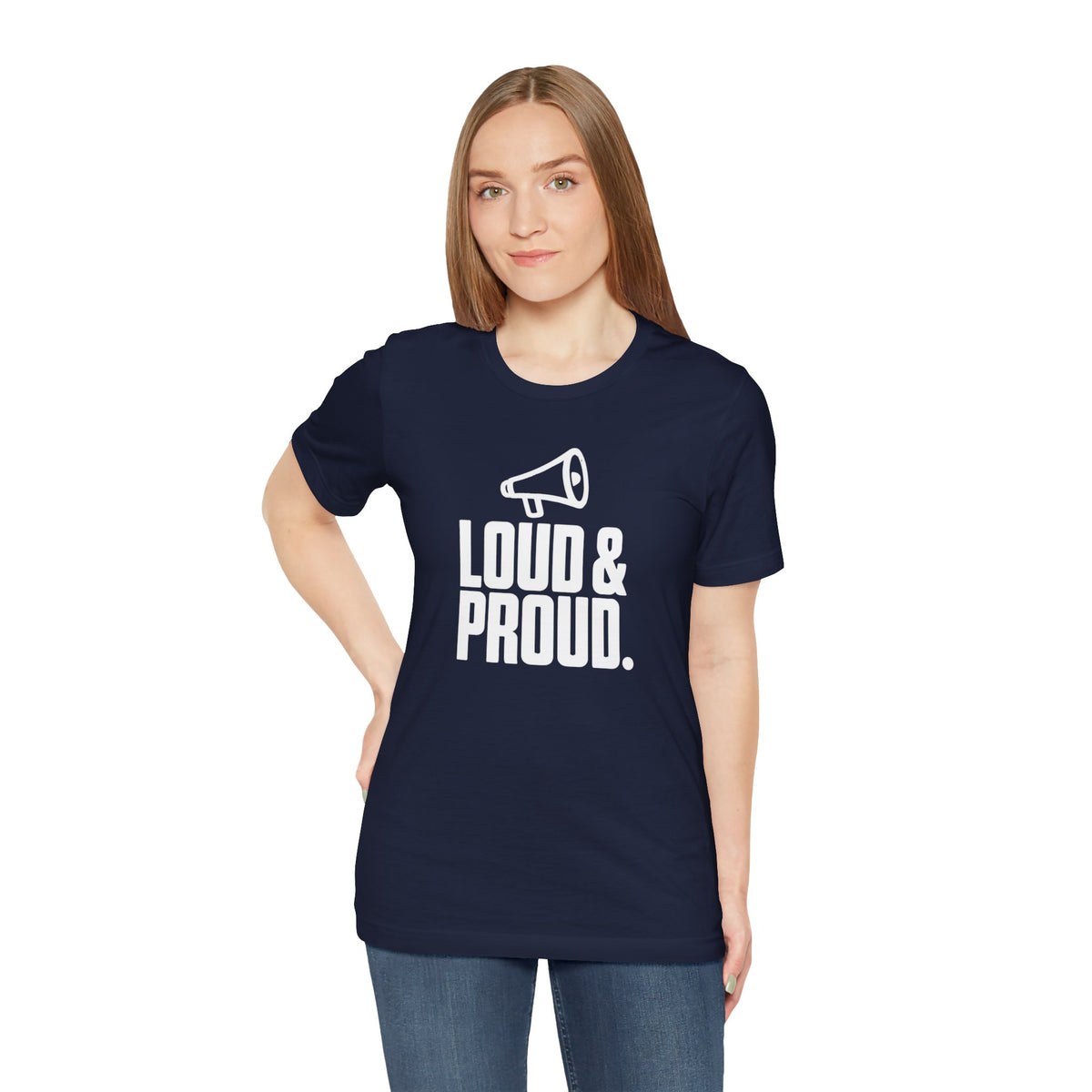 Loud & Proud — Volleyball Supporter Tee