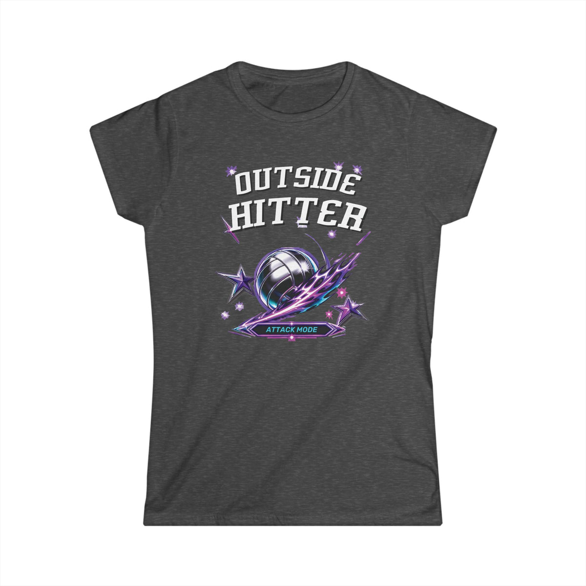 Outside Hitter Athlete Tee – Women’s Softstyle Volleyball Shirt