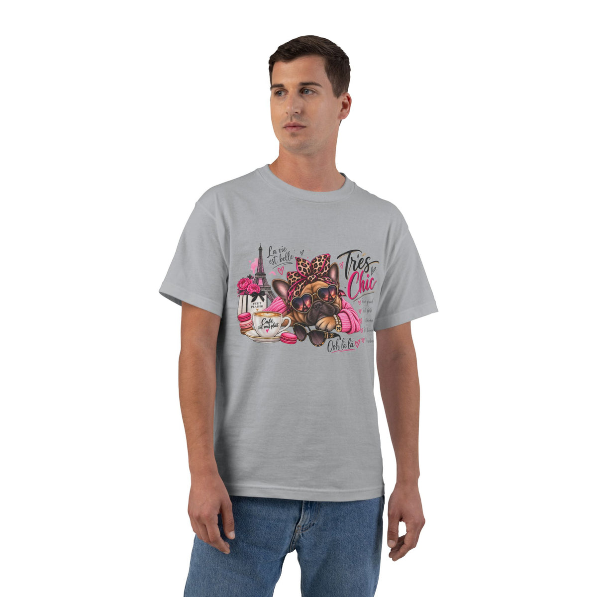 T-Shirt — Très Chic French Bulldog Graphic Tee