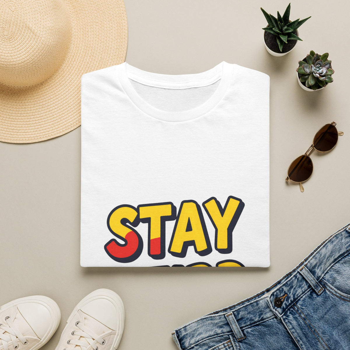 Stay Weird T-Shirt — Retro Bold Graphic Tee