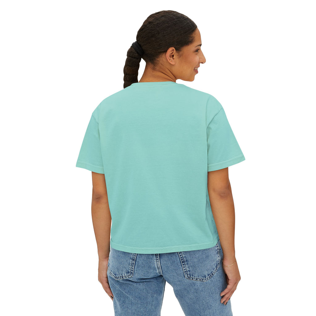Rest Mode Women's Boxy Tee — Relaxed Graphic T-Shirt