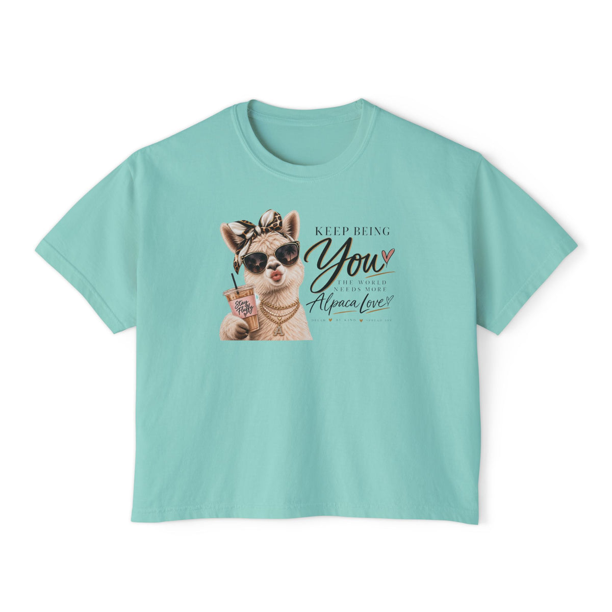 Keeping You Alpaca Lover Boxy Tee