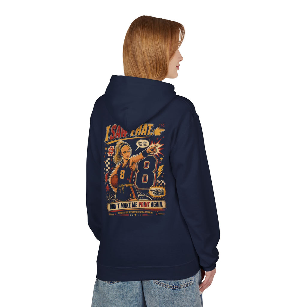 Point Made Hoodie — "I Saw What I Saw" Football Referee Fan Pullover