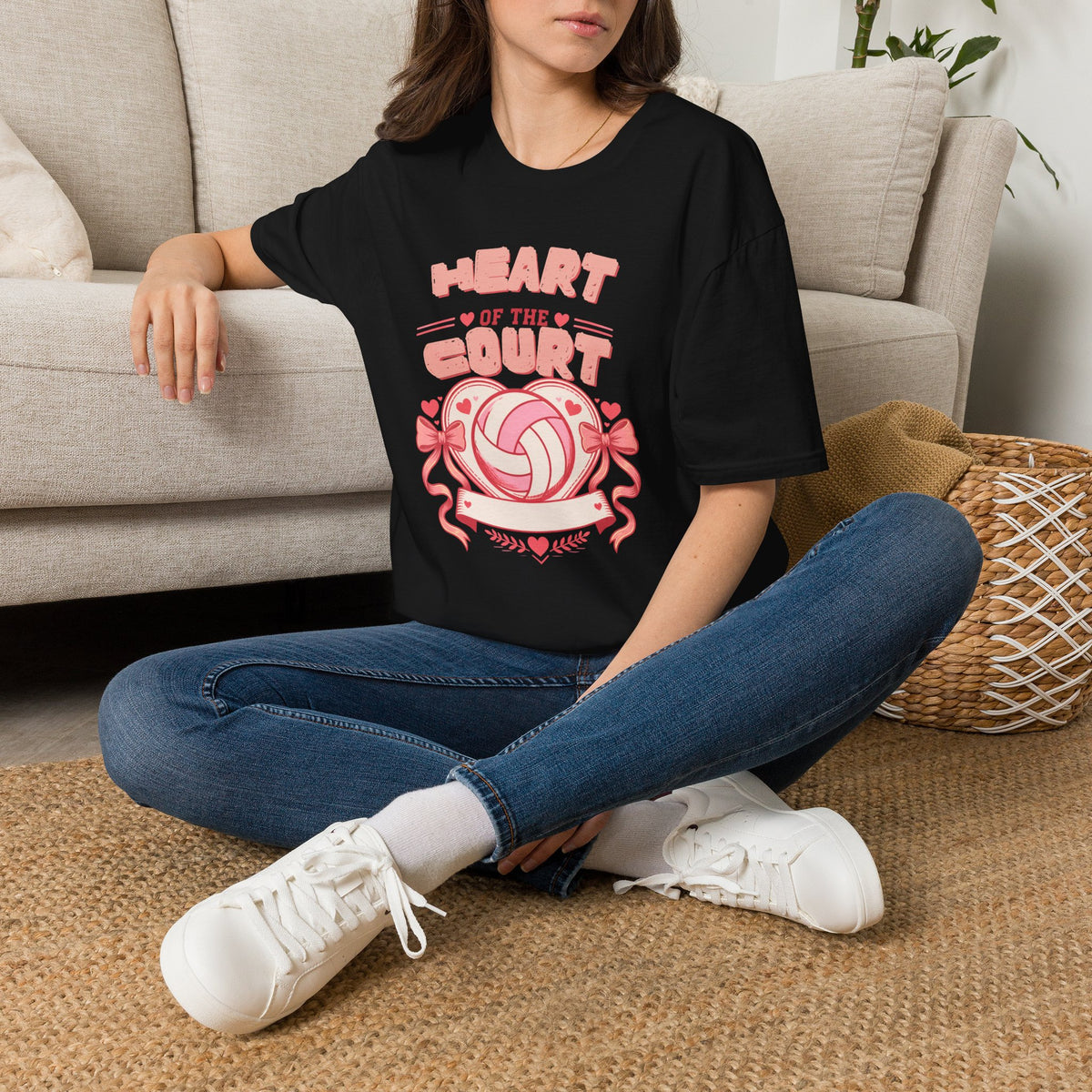 Heart of the Court Volleyball T-Shirt