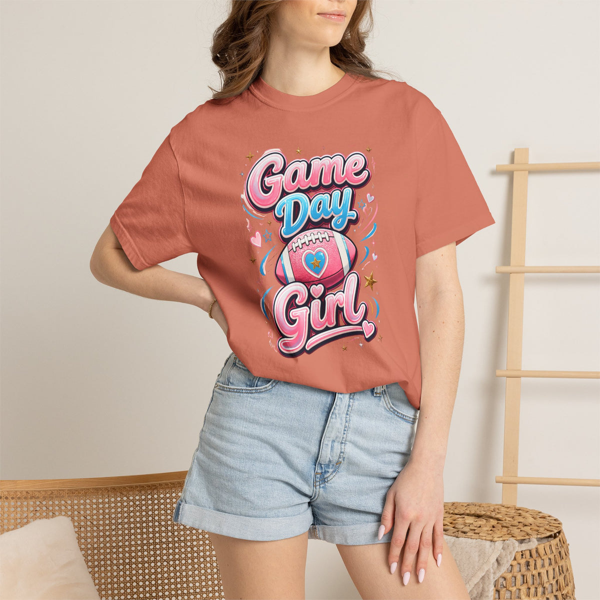 Cheer Mom Name Crew T-Shirt — Personalized Cheerleading Support Tee