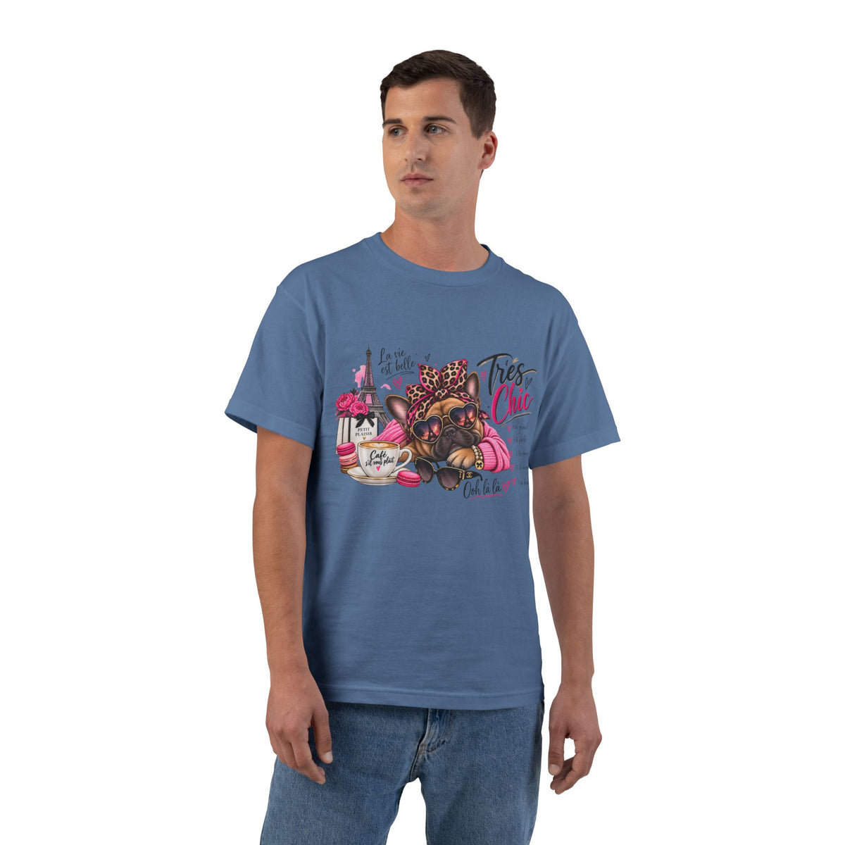 T-Shirt — Très Chic French Bulldog Graphic Tee