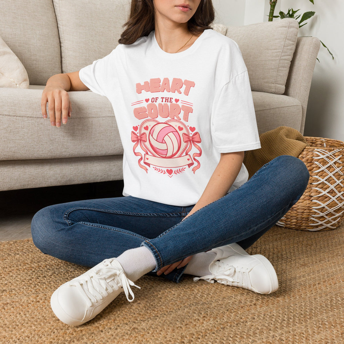 Heart of the Court Volleyball T-Shirt
