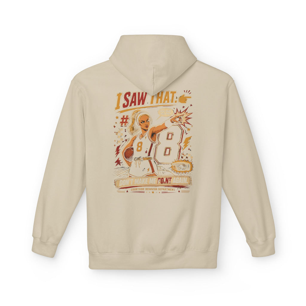 Point Made Hoodie — "I Saw What I Saw" Football Referee Fan Pullover