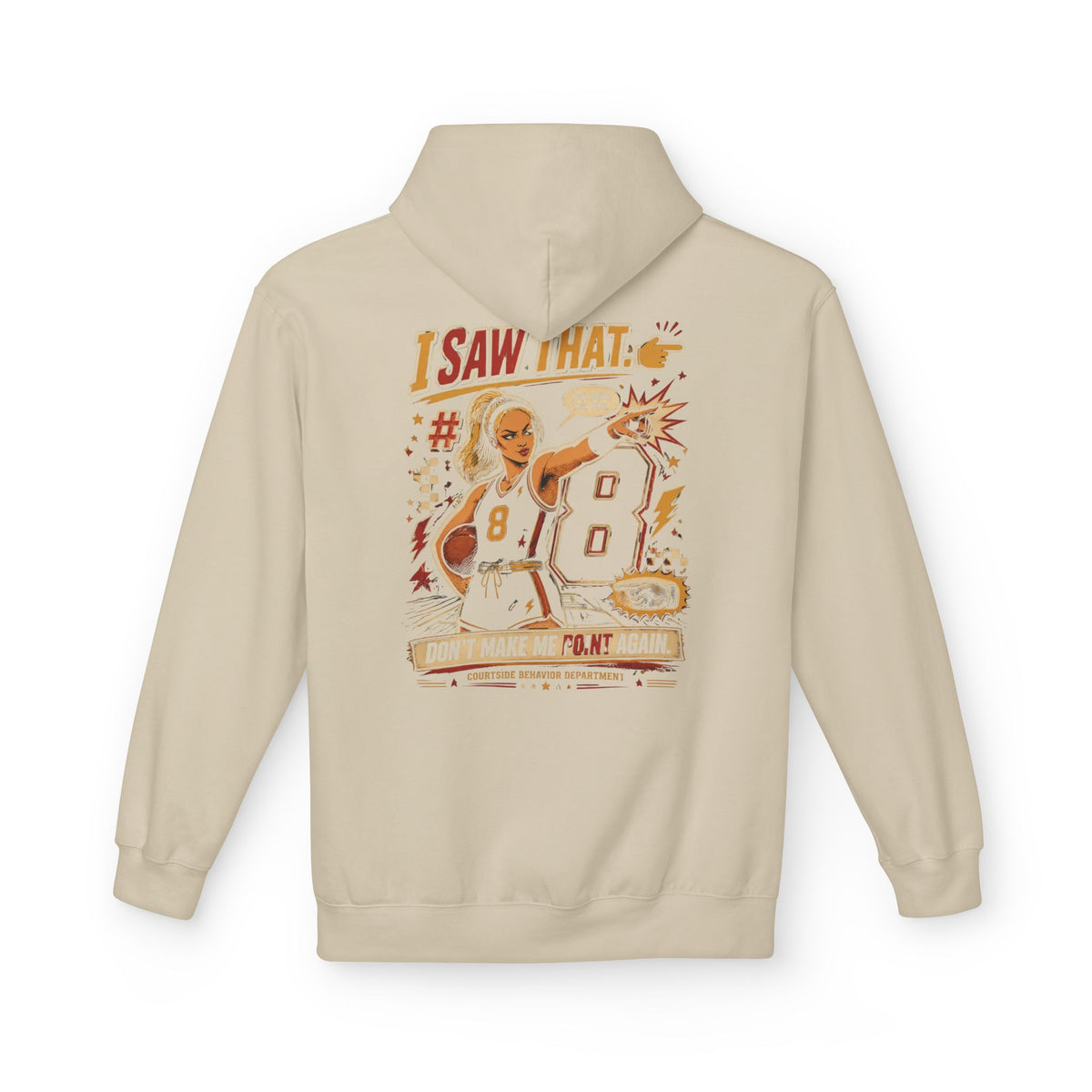 Point Made Hoodie — "I Saw What I Saw" Football Referee Fan Pullover