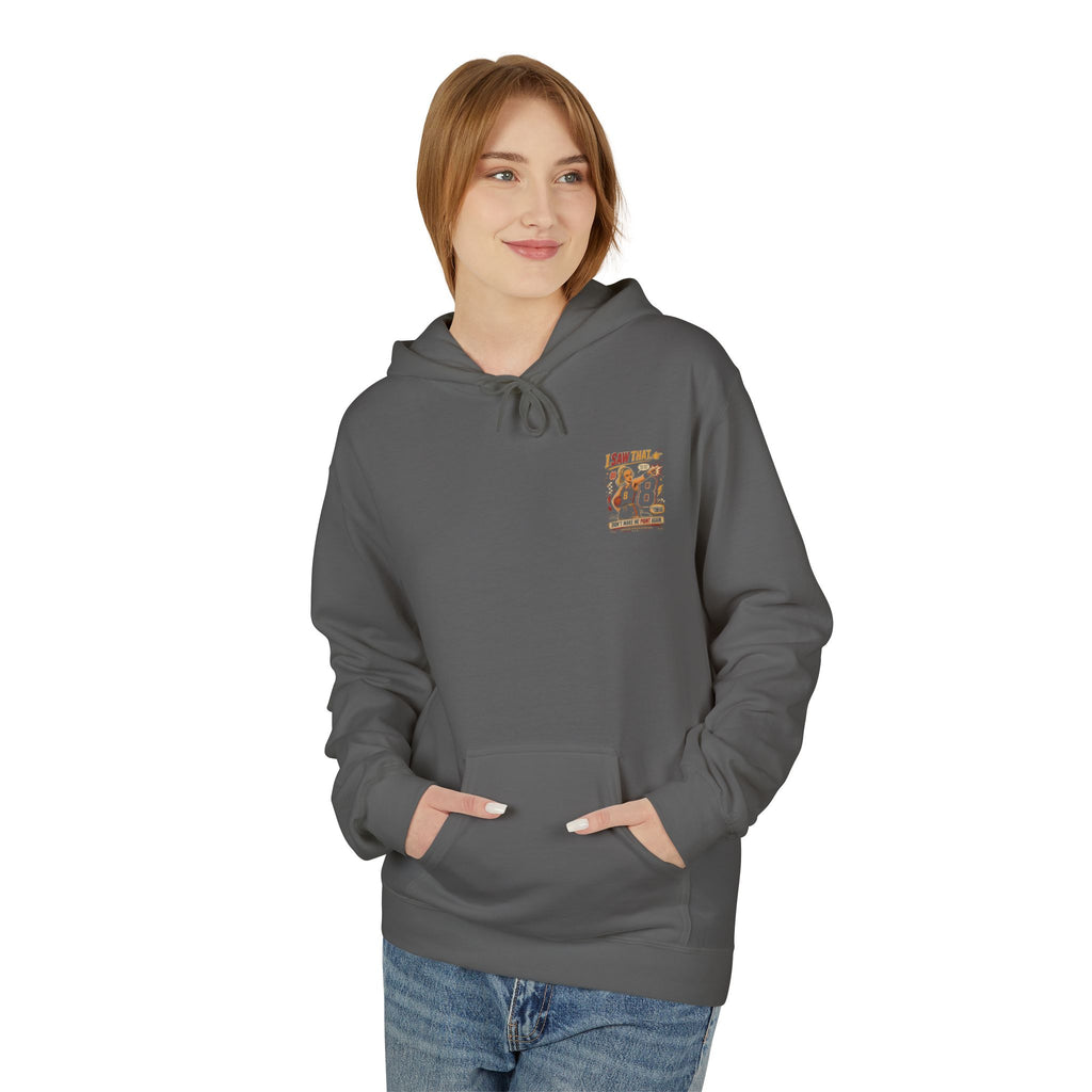 Point Made Hoodie — "I Saw What I Saw" Football Referee Fan Pullover