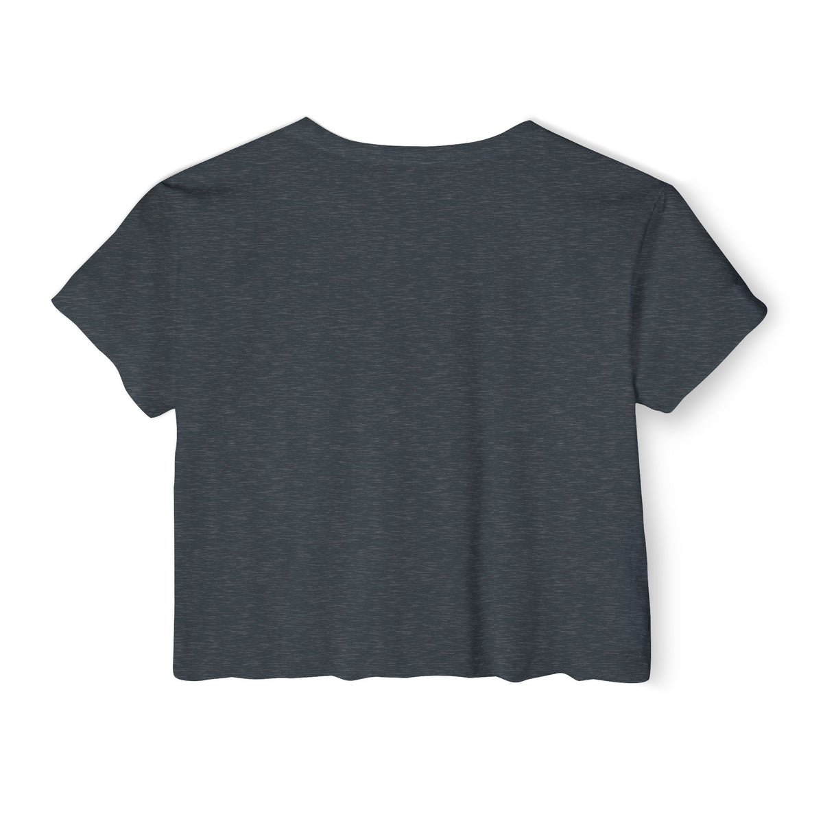 Happy Mind Happy Life Crop Top — Cute Pastel Festival Women's Tee
