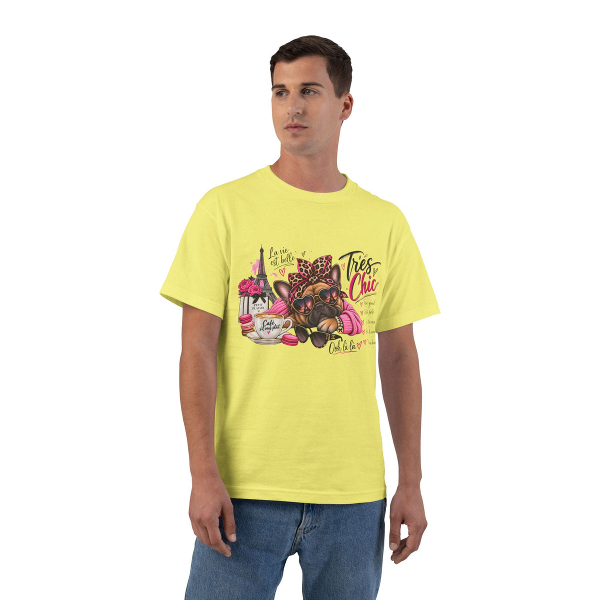 T-Shirt — Très Chic French Bulldog Graphic Tee