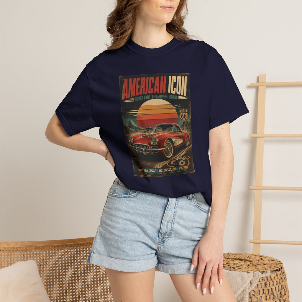 Vintage 'American Icon' Classic Car T-Shirt