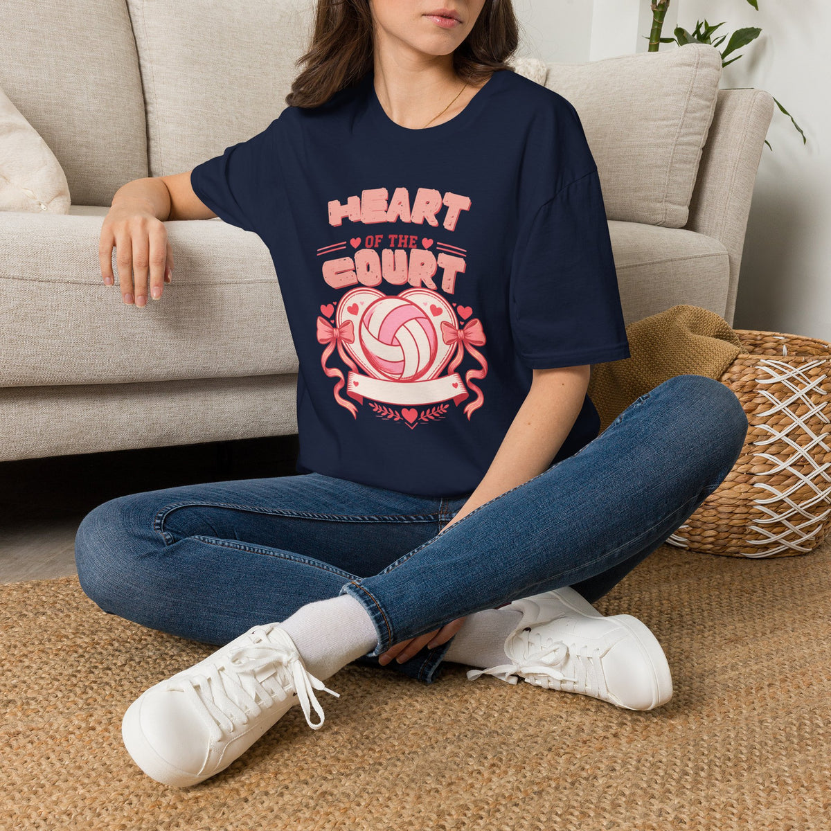 Heart of the Court Volleyball T-Shirt