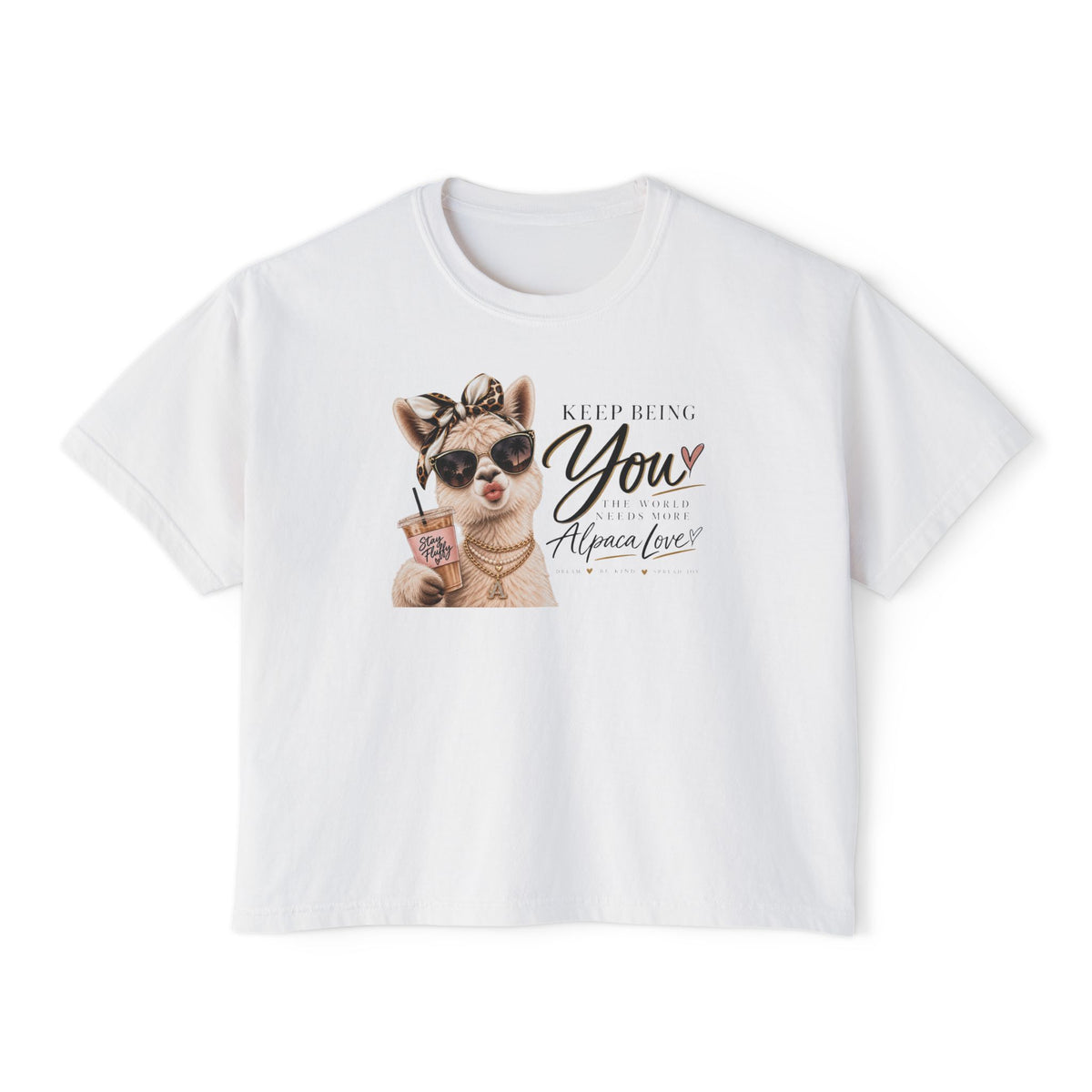 Keeping You Alpaca Lover Boxy Tee