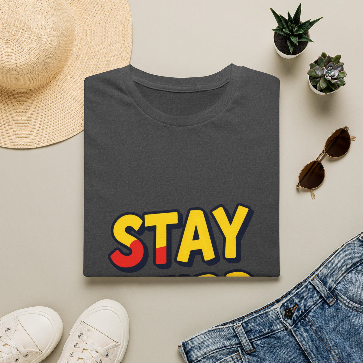 Stay Weird T-Shirt — Retro Bold Graphic Tee
