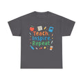 Teach Inspire Repeat T-Shirt — Cute Teacher Appreciation Tee