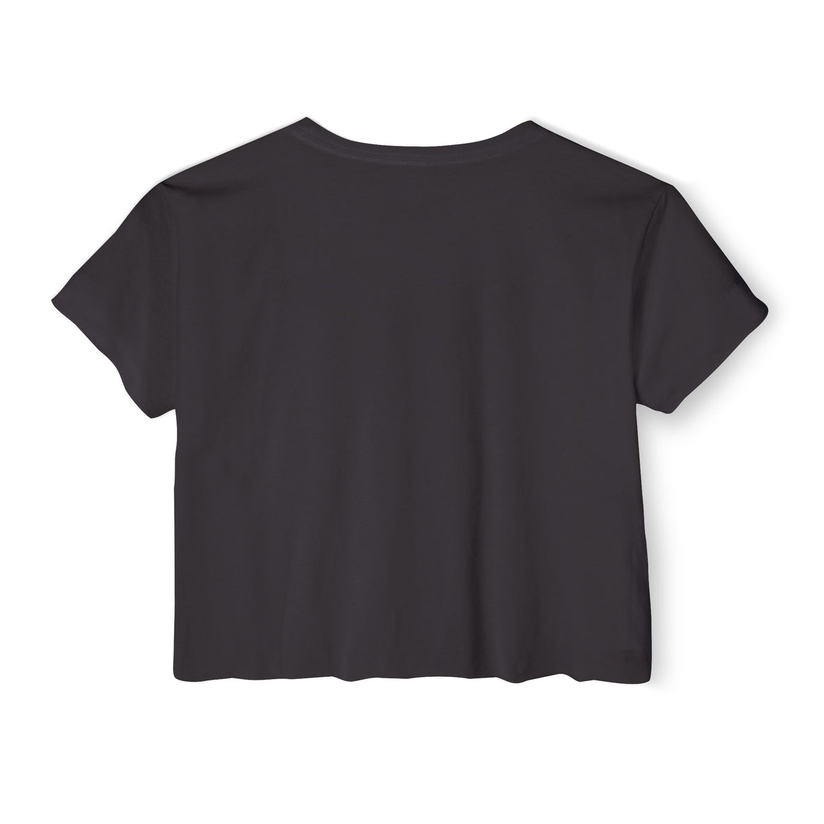 Happy Mind Happy Life Crop Top — Cute Pastel Festival Women's Tee