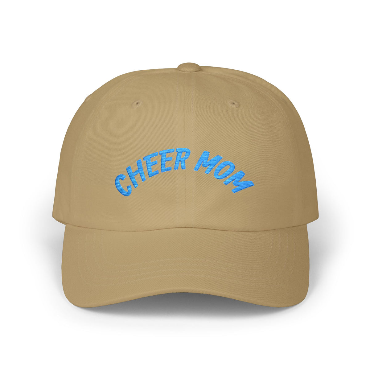 Cheer Mom Dad Cap — Embroidered ‘CHEER MOM’ Front & ‘On My Cheer Era’ Back