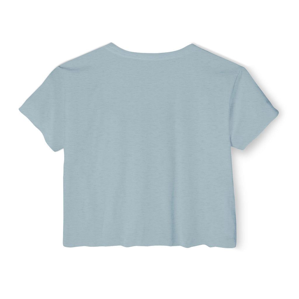 Happy Mind Happy Life Crop Top — Cute Pastel Festival Women's Tee
