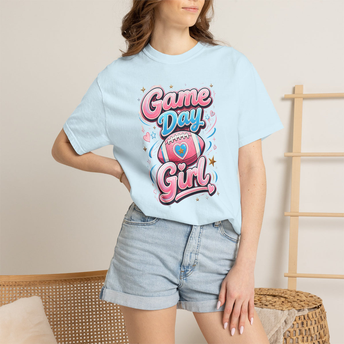 Cheer Mom Name Crew T-Shirt — Personalized Cheerleading Support Tee