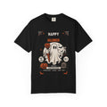 Halloween Ghost T-Shirt — Happy Halloween Cute Pumpkin & Tombstone Design