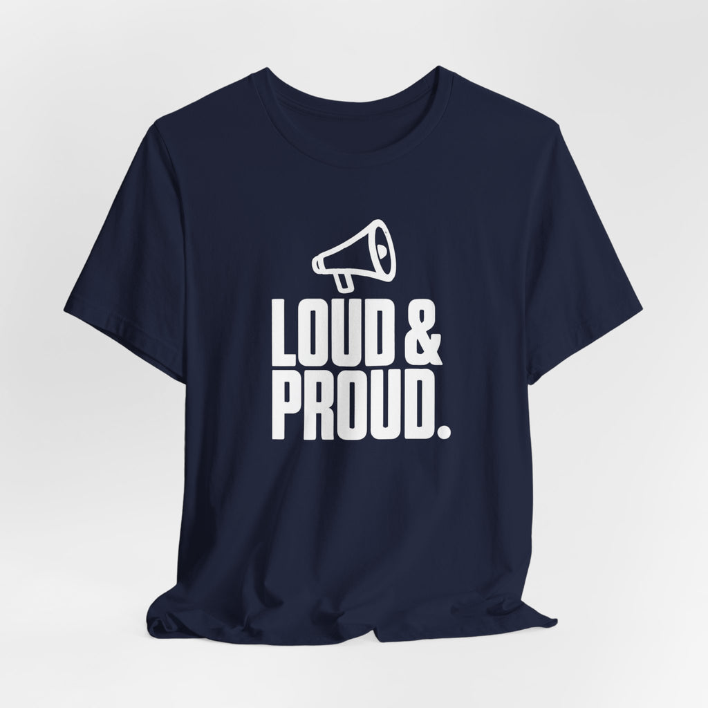 Loud & Proud — Volleyball Supporter Tee