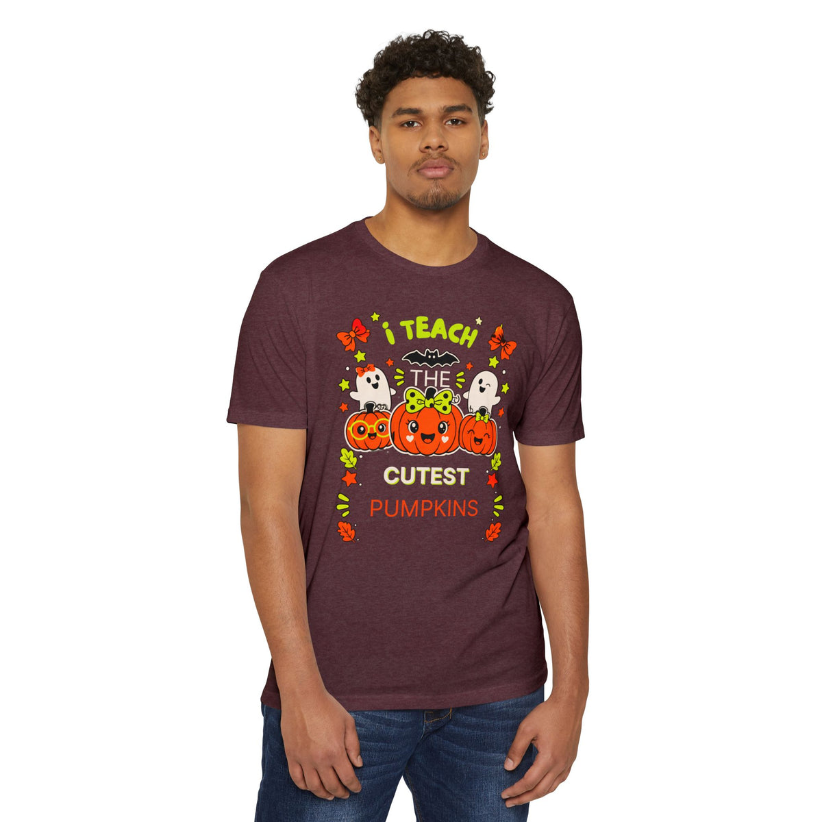 Teacher Halloween T‑Shirt — I Teach the Cutest Pumpkins Tee