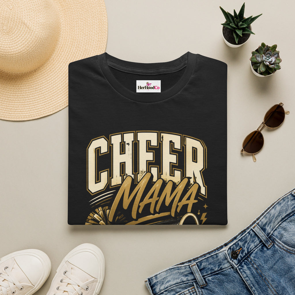 Cheer Mama T-Shirt — Retro Megaphone Cheer Mom Shirt