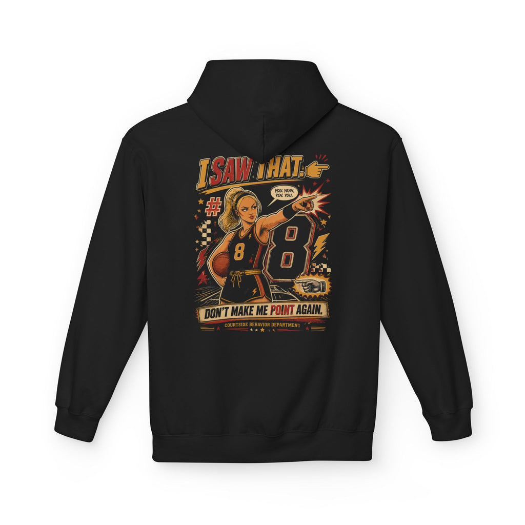 Point Made Hoodie — "I Saw What I Saw" Football Referee Fan Pullover