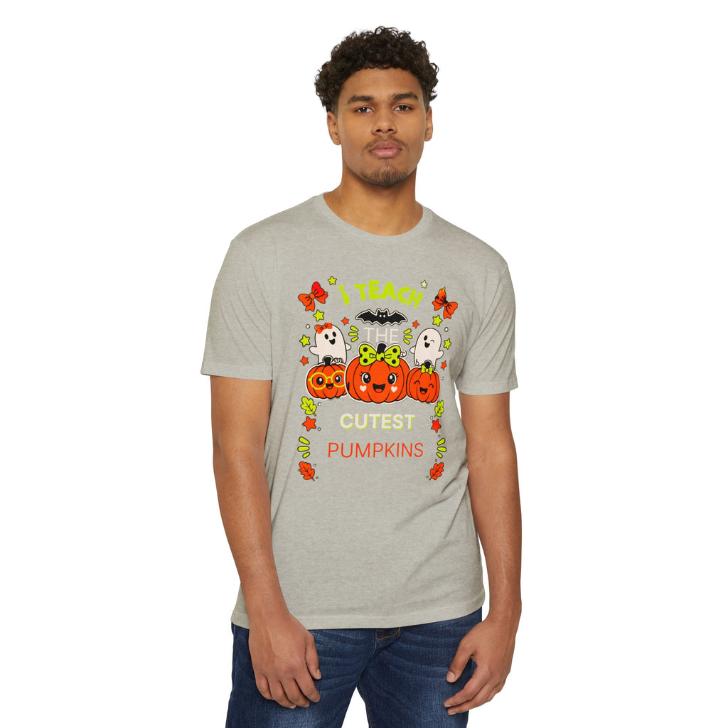 Teacher Halloween T‑Shirt — I Teach the Cutest Pumpkins Tee