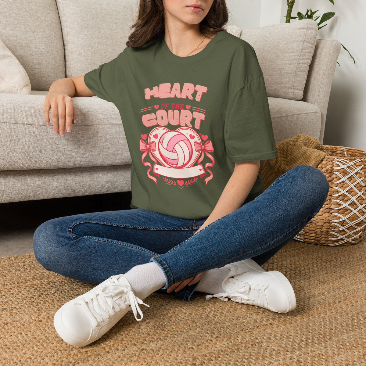 Heart of the Court Volleyball T-Shirt