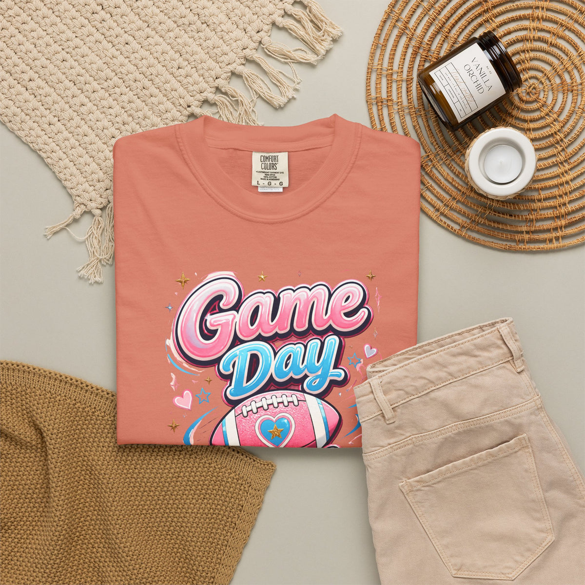 Cheer Mom Name Crew T-Shirt — Personalized Cheerleading Support Tee