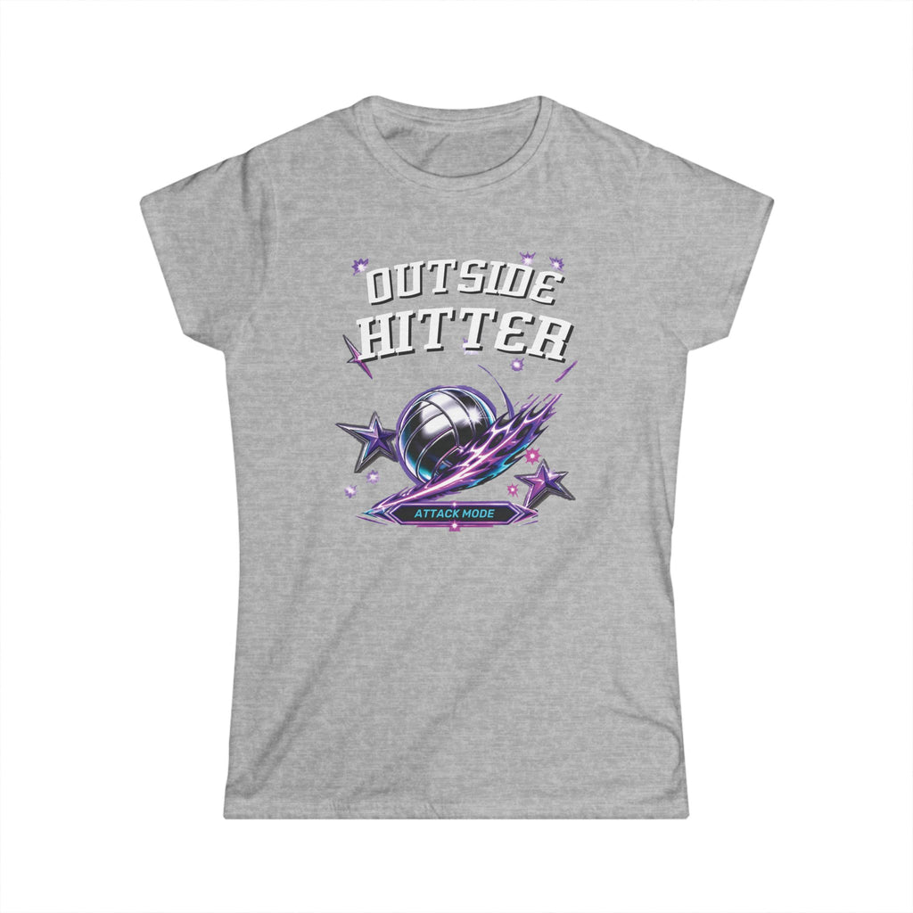 Outside Hitter Athlete Tee – Women’s Softstyle Volleyball Shirt