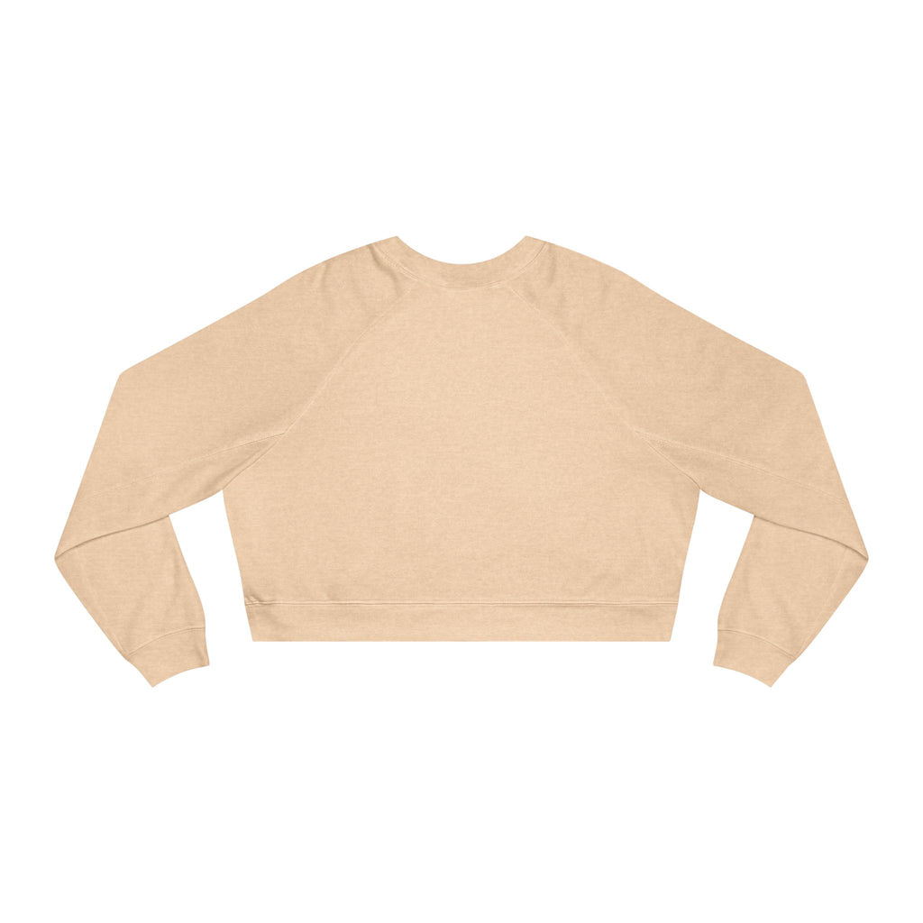 Cropped Pullover — 'Fun Vibes' Colorful Retro Graphic