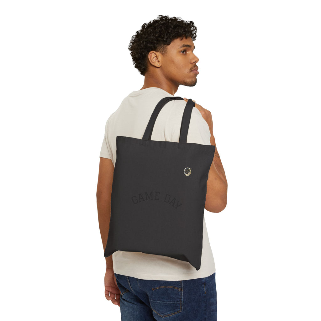Game Day Cotton Tote Bag — Canvas Grocery & Sports Tote