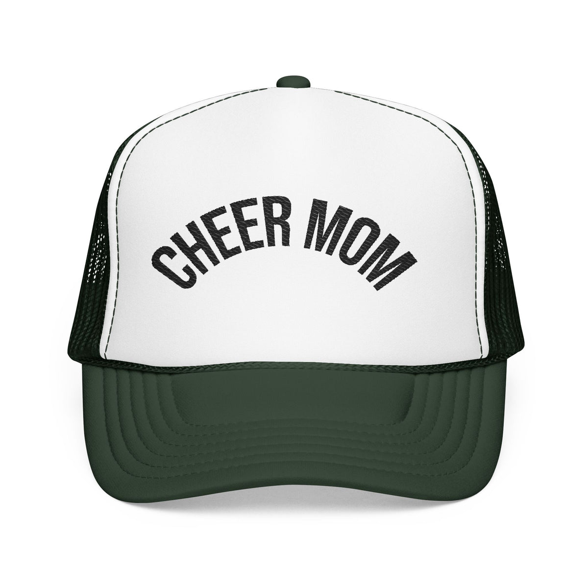 Cheer Mom Foam Trucker Hat — Pom-Proud Cheerleading Mom Cap