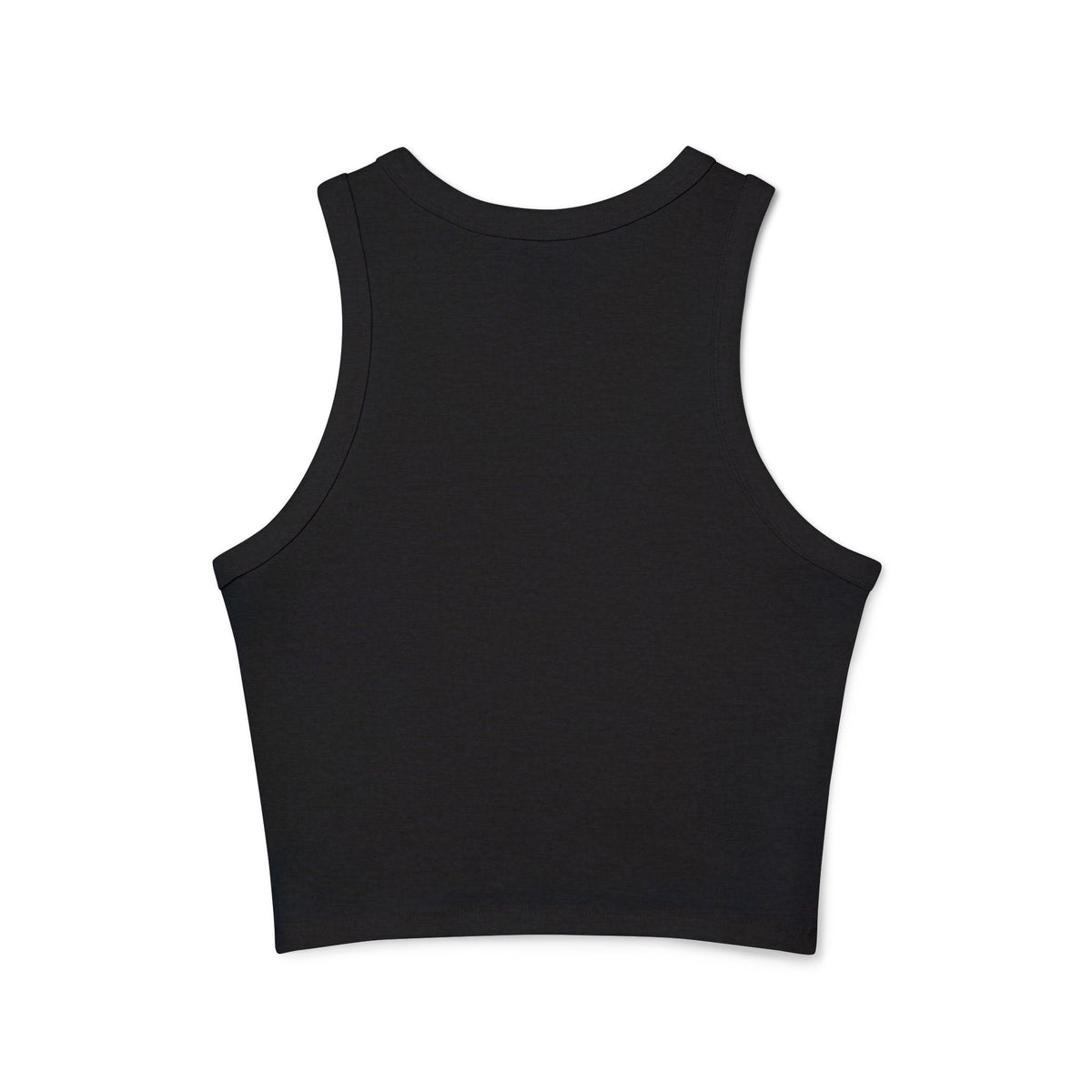 Retro Cheerleader 'I Saw That' Racer Crop Tank Top