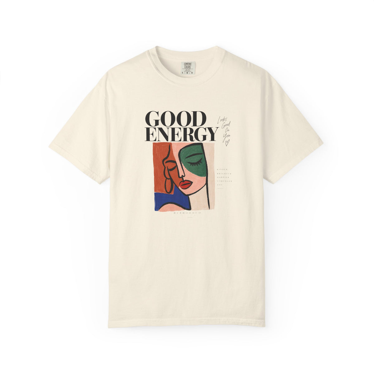 Good Energy Abstract Portrait T-Shirt