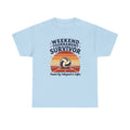 Weekend Tournament Survivor Volleyball Tee — Fueled by Volleyball & Coffee