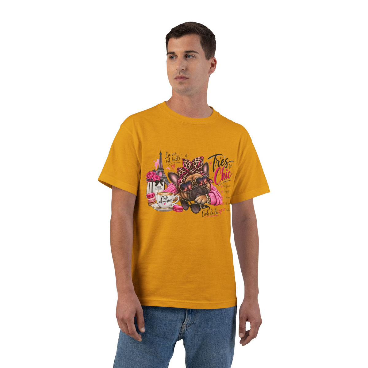 T-Shirt — Très Chic French Bulldog Graphic Tee